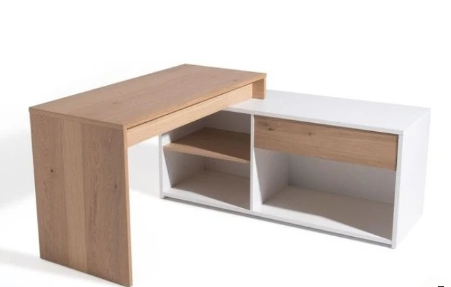 Bureau en Angle avec Retour Intégré Réf C0130