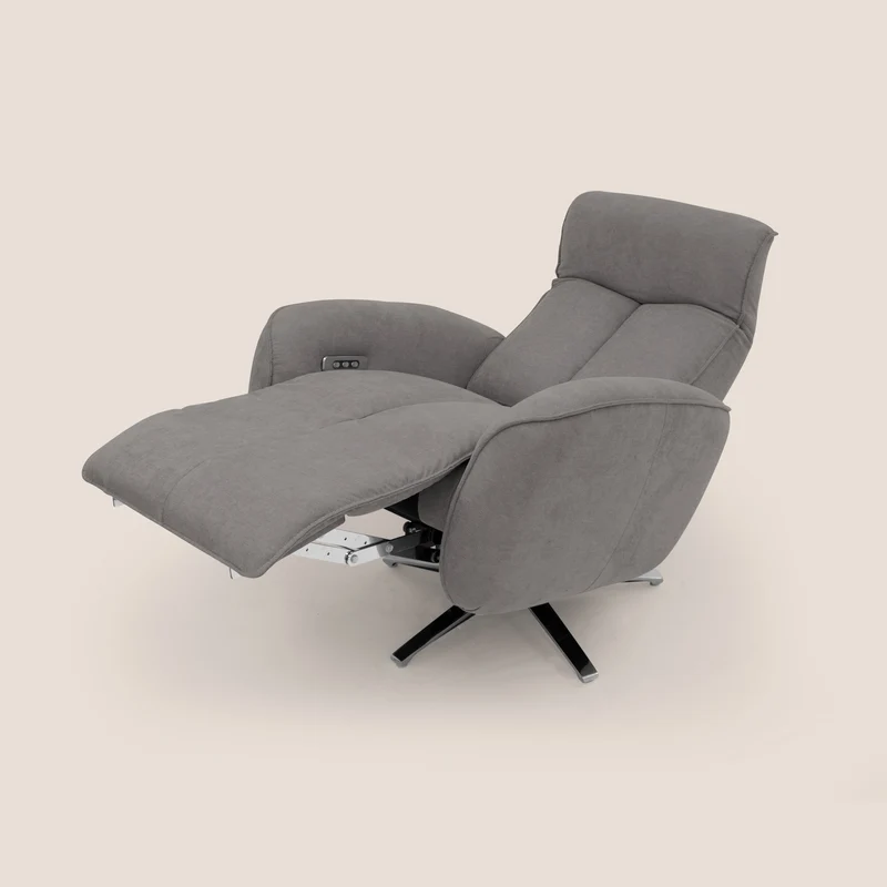 EVA fauteuil RELAX en tissu imperméable T02 gris