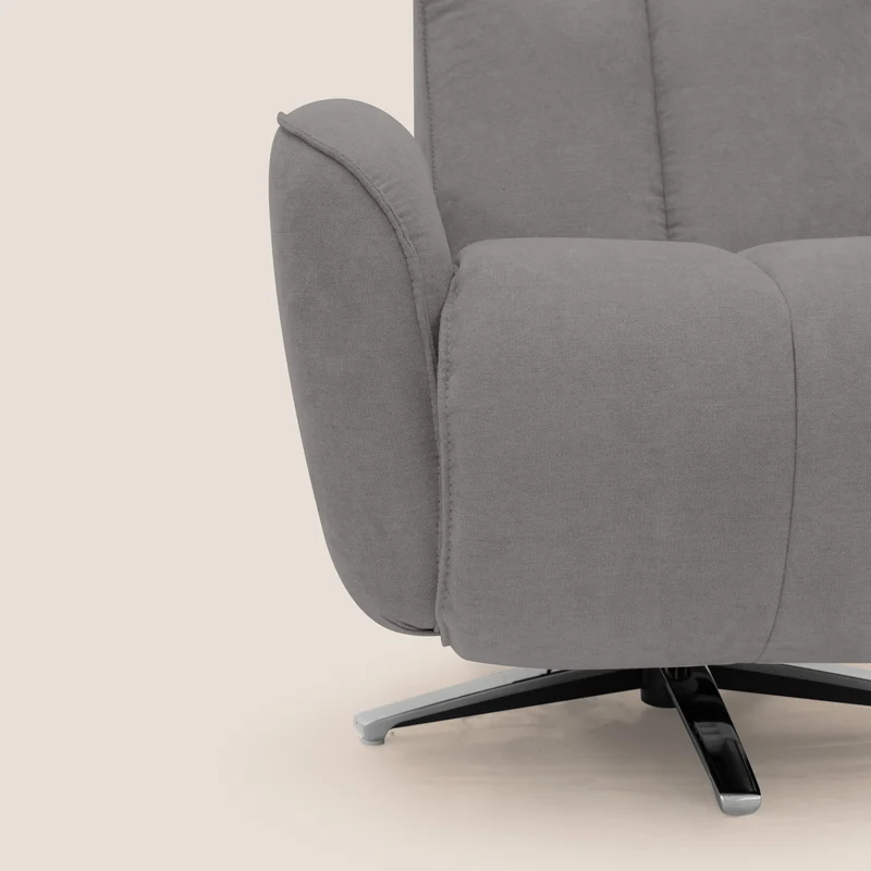 EVA fauteuil RELAX en tissu imperméable T02 gris