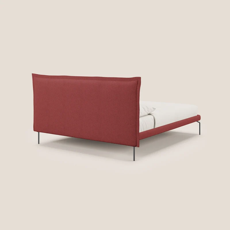 Eric lit rembourré au design minimaliste en tissu imperméable T14 rouge