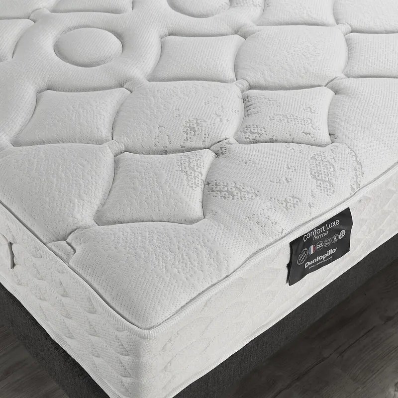 Matelas DUNLOPPILO 100% latex 20% végétal ferme 3 zones H22 140x190cm