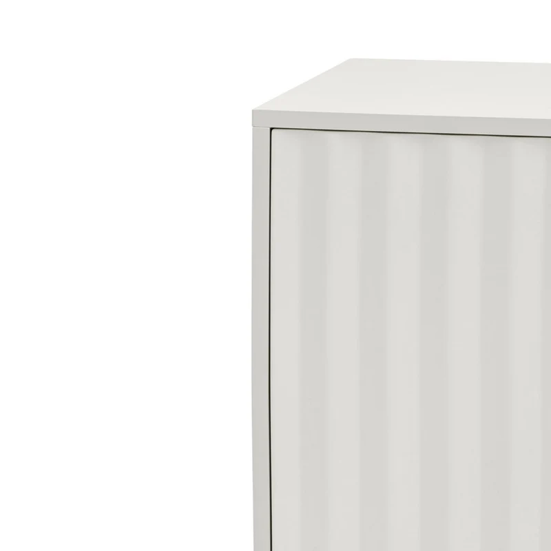 Buffet DRAWER Sierra 4 portes 3 tiroirs en bois blanc L211cm