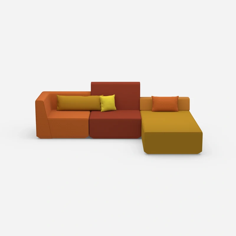 Couch mit Matratze