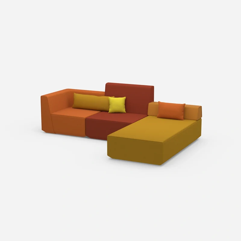 Couch mit Matratze