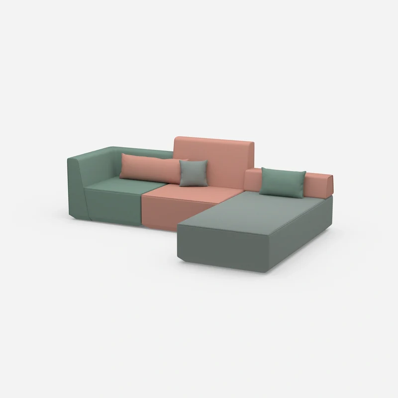 Couch mit Matratze