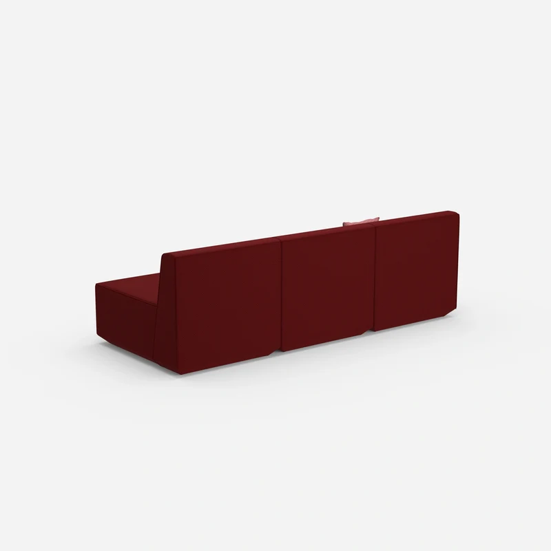 Rote 3 Sitzer Sofas