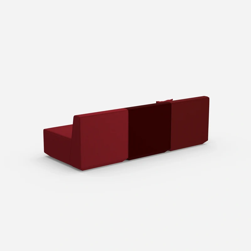 Rote 3 Sitzer Sofas
