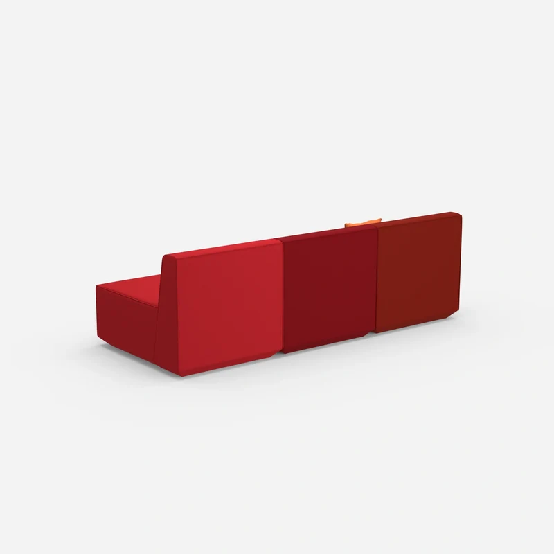Rote 3 Sitzer Sofas