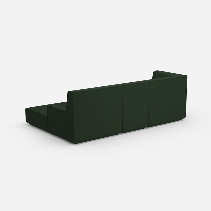 3 Personen Sofa mit Ottomane