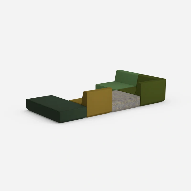 Sofalandschaft als Lounge