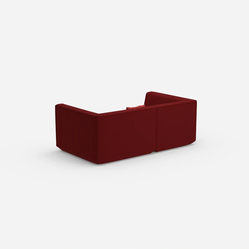 Sofa für 2 Personen in Rot