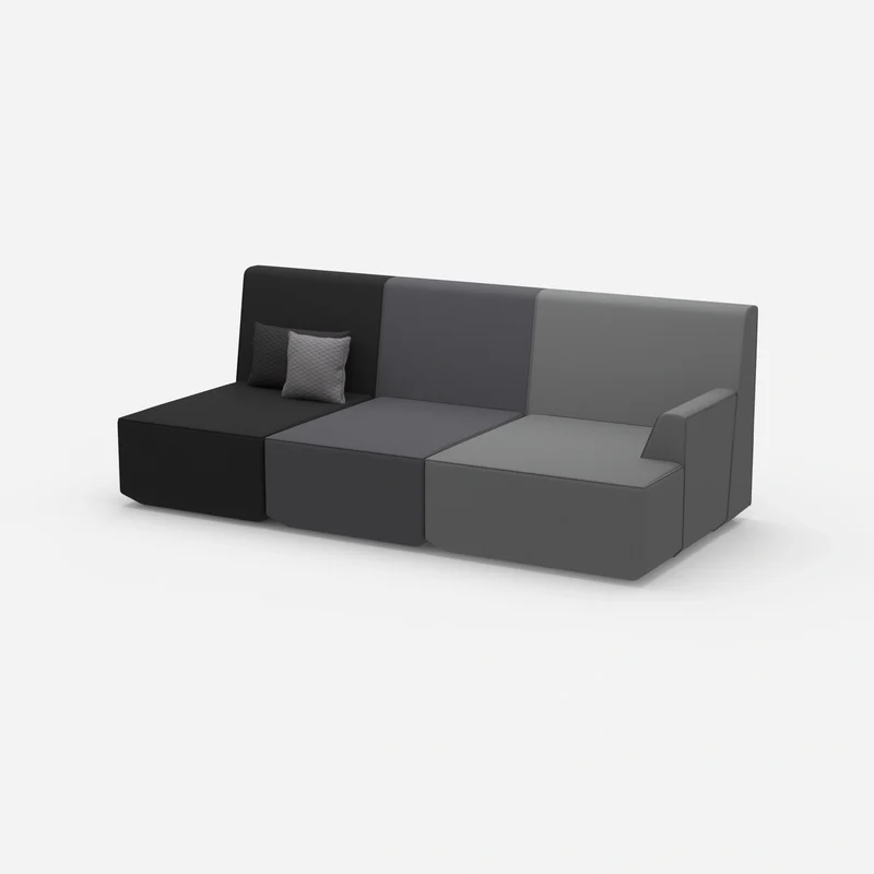 Sofa für 3 als Heimkino