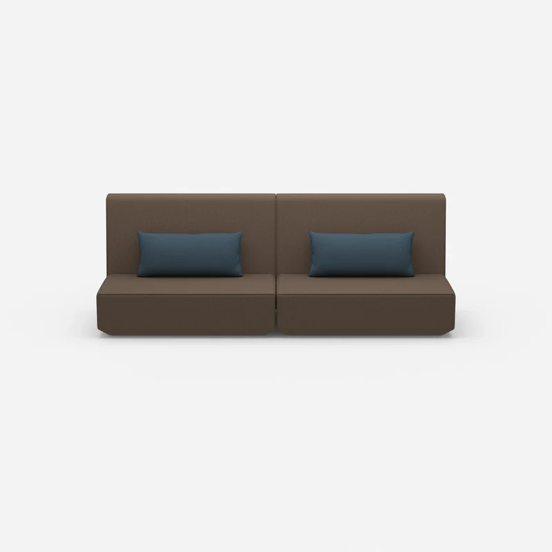 Sofa 3 Sitzer braun