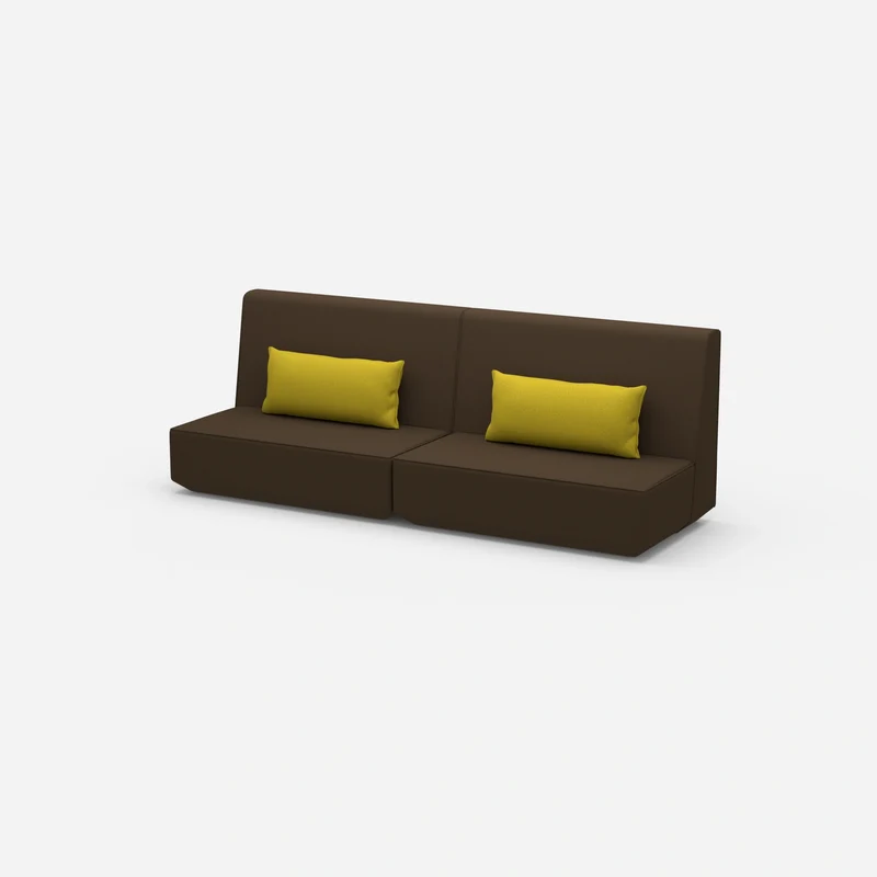 Sofa 3 Sitzer braun