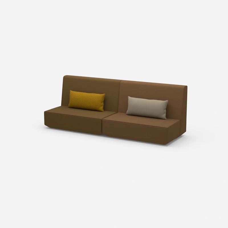 Sofa 3 Sitzer braun