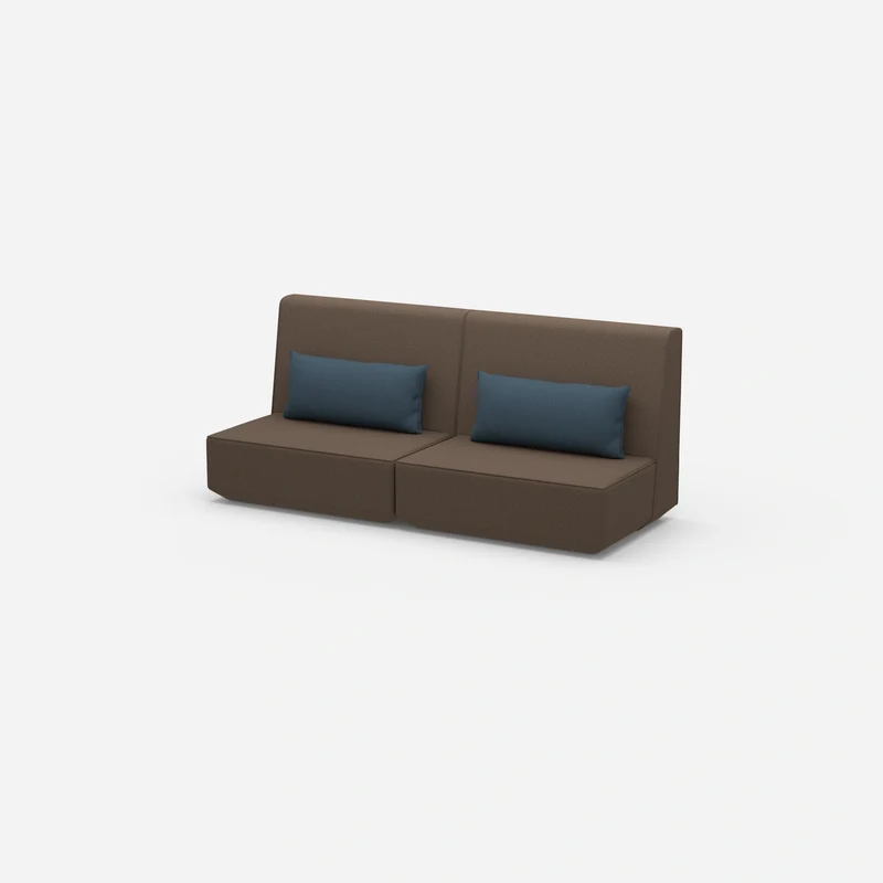 3 Personen Sofa braun