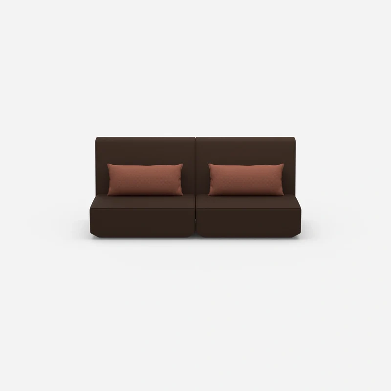 3 Personen Sofa braun