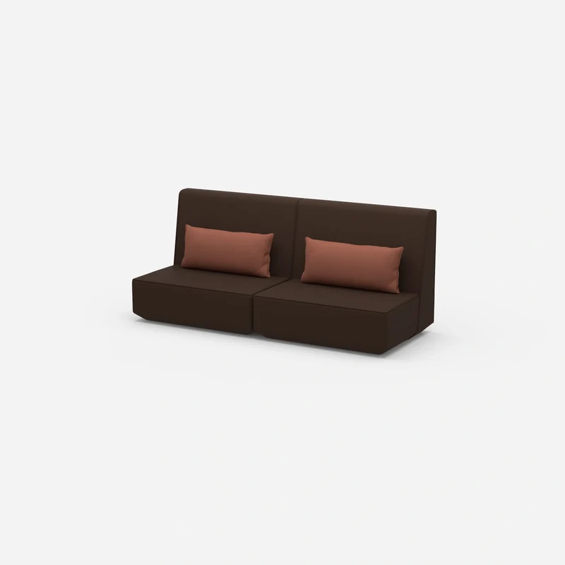 3 Personen Sofa braun