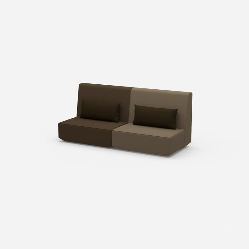 3 Personen Sofa braun
