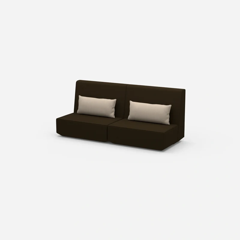 3 Personen Sofa braun