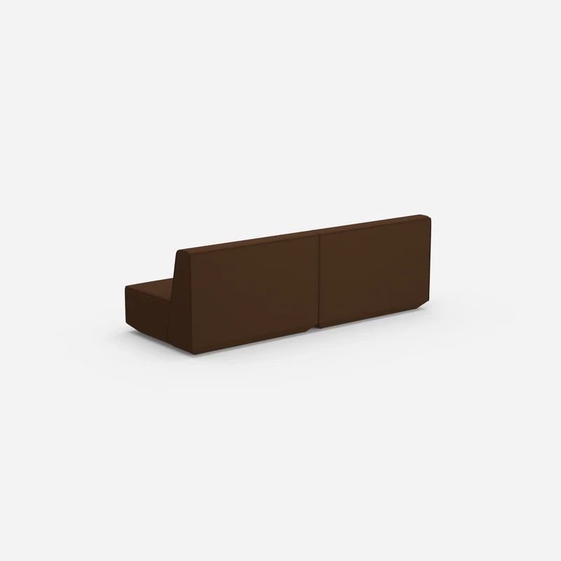 Modulares Sofa 3er in Braun