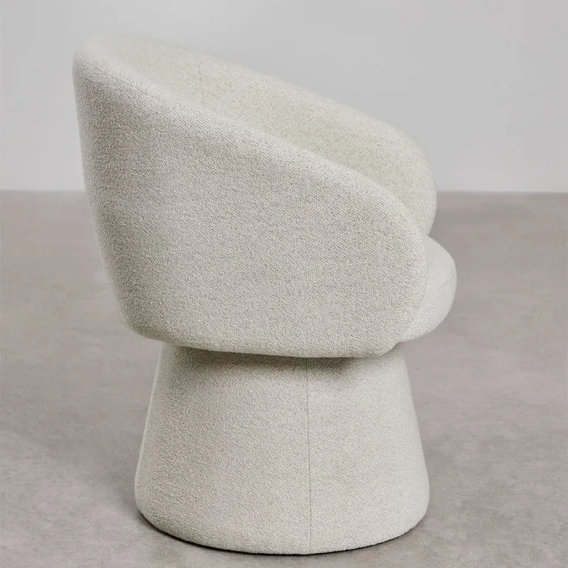 Chaise SKLUM de salle à manger pivotante rembourrée FLAVIAN