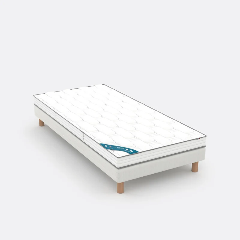 Matelas enfant 80x200cm 580 ressorts 5 zones, soutien ferme, accueil enveloppant