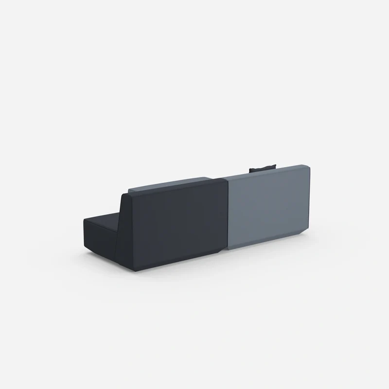 Modulares Ecksofa ohne Armlehne