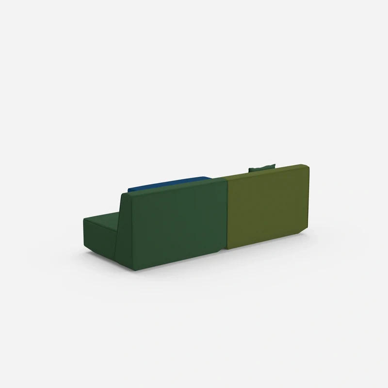 Modulares Ecksofa ohne Armlehne