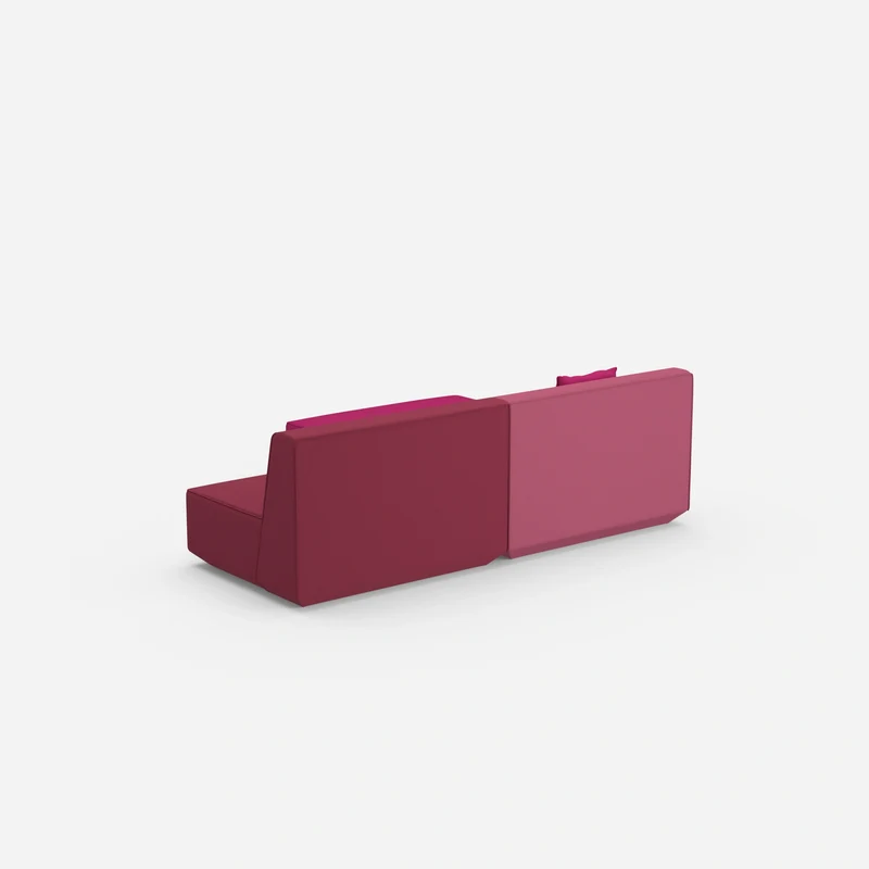 Modulares Ecksofa ohne Armlehne