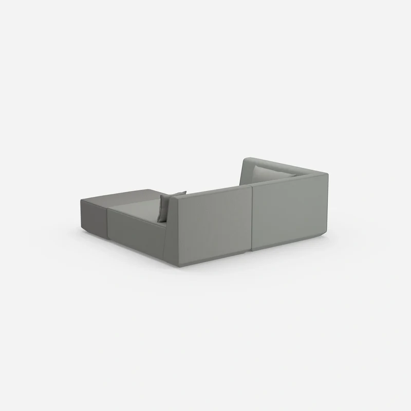 Tiefes modulares Ecksofa