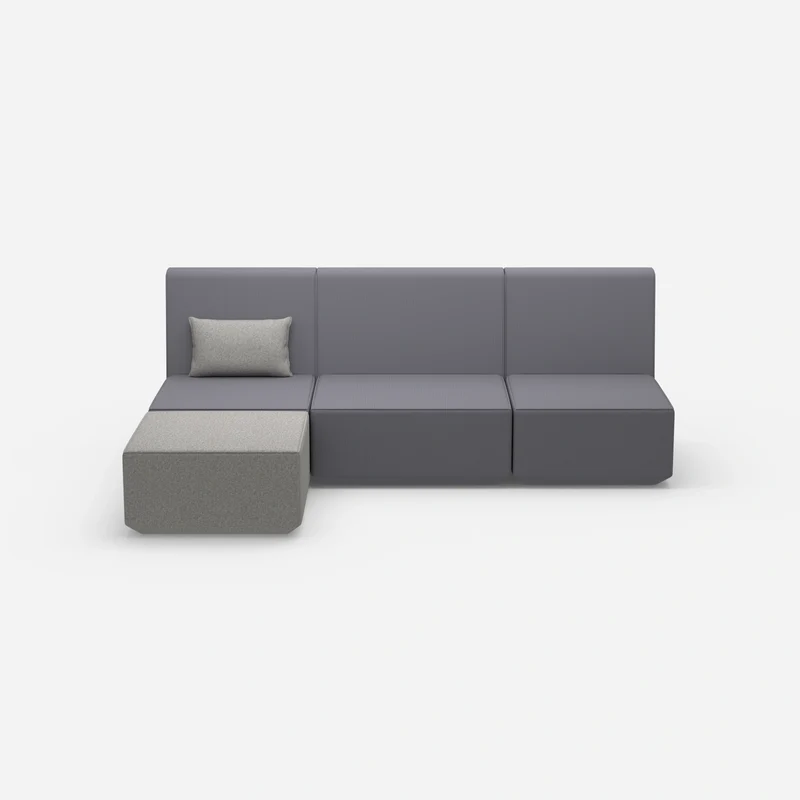 3er Couch grau