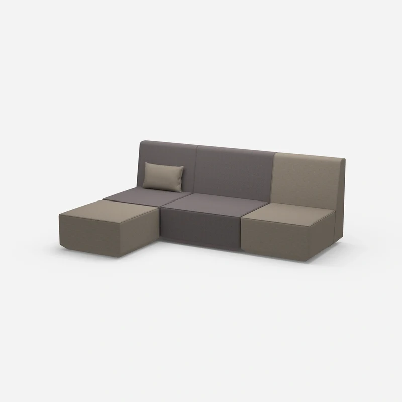3er Couch grau