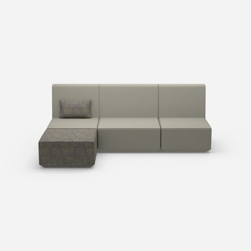 3er Couch grau