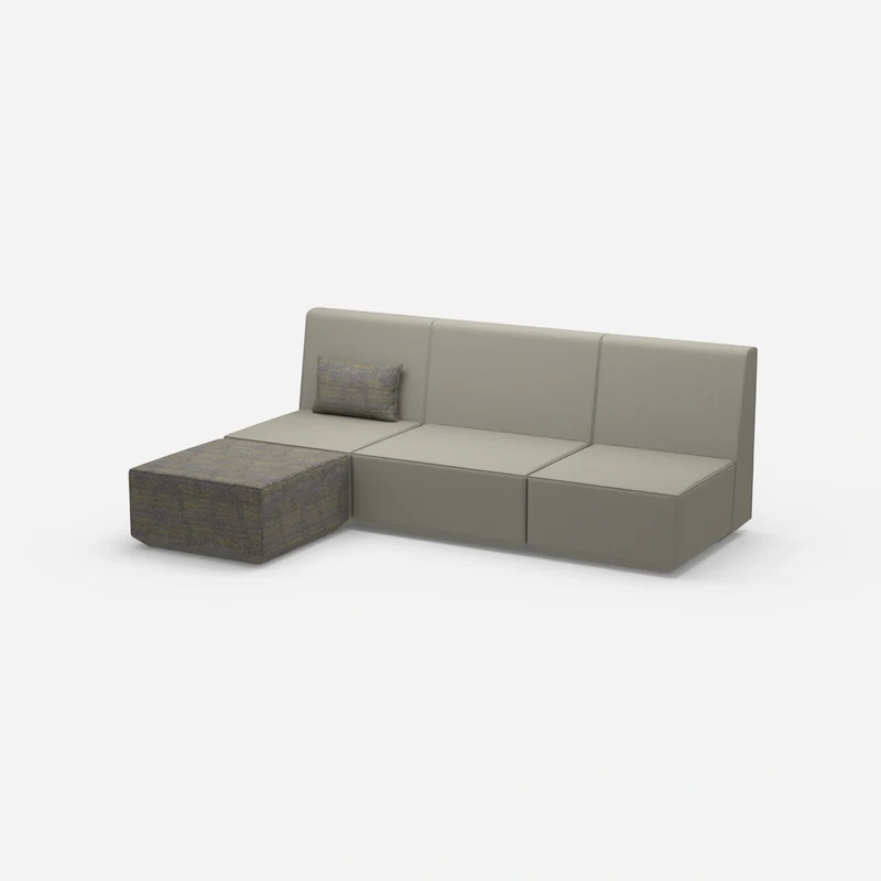 3er Couch grau