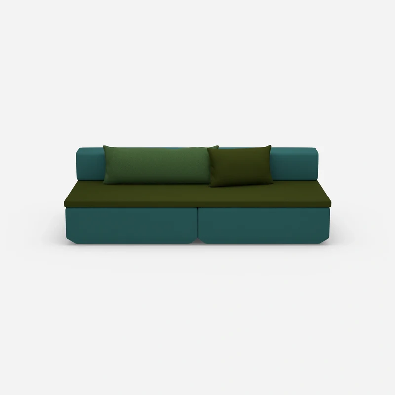 Couch klein mit Schlaffunktion