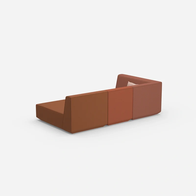 3 Sitzer Sofa modular mit Liegefunktion