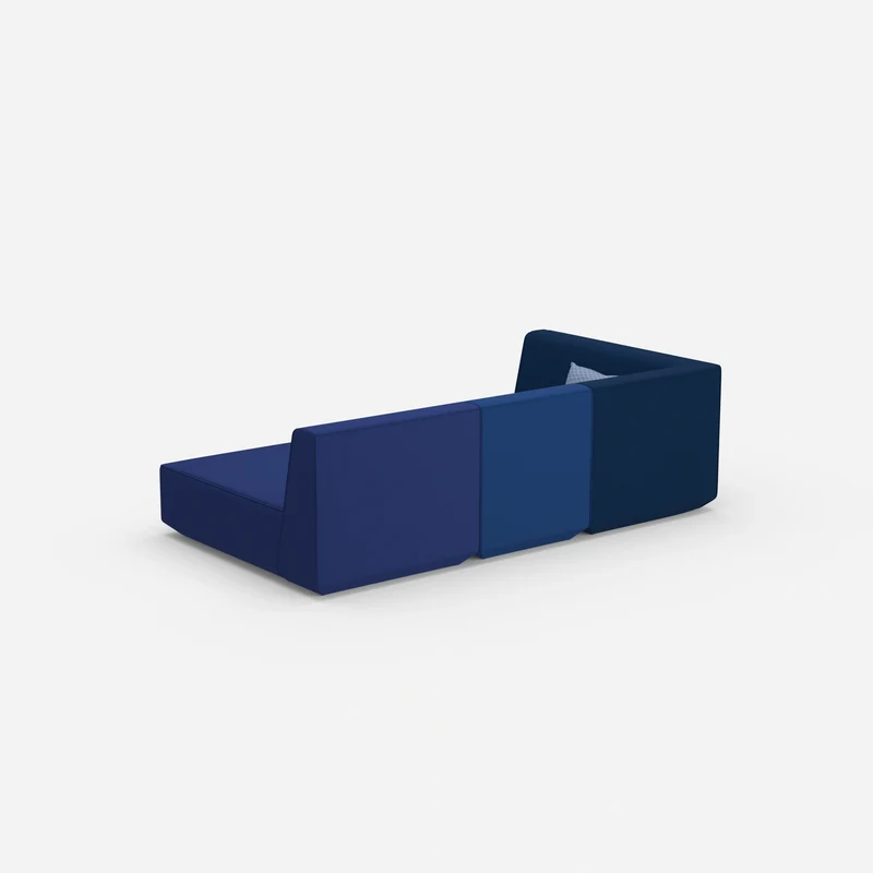 3 Sitzer Sofa modular mit Liegefunktion