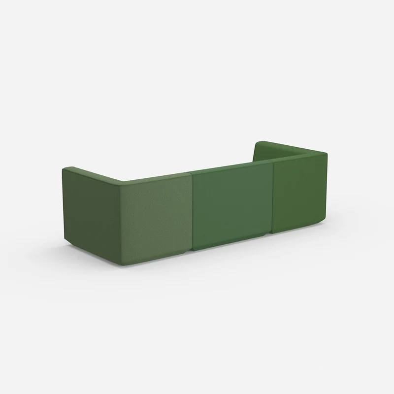 Sofa Dreisitzer grün