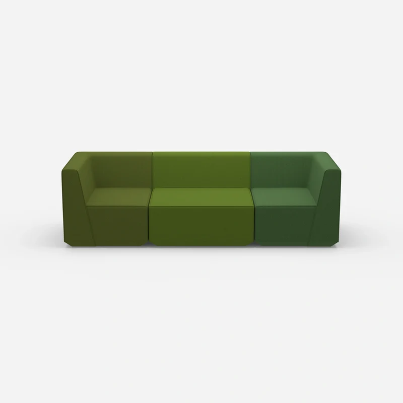 Sofa Dreisitzer grün