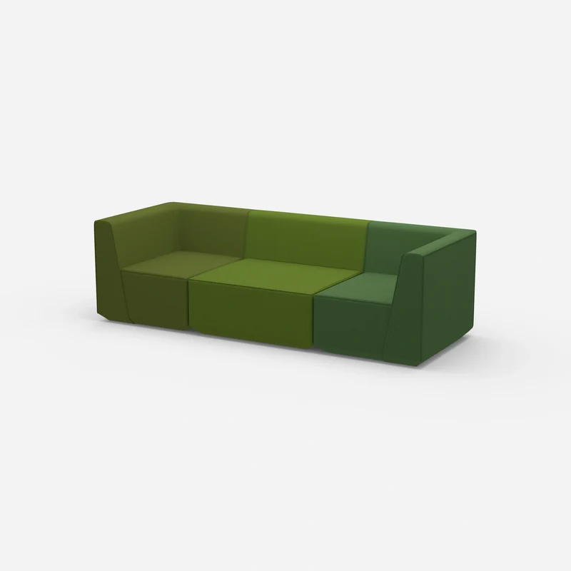 Sofa Dreisitzer grün