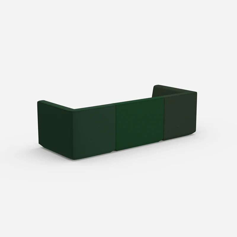 Sofa Dreisitzer grün