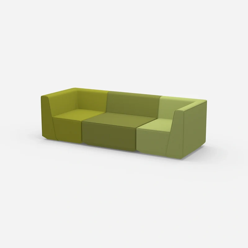 Sofa Dreisitzer grün