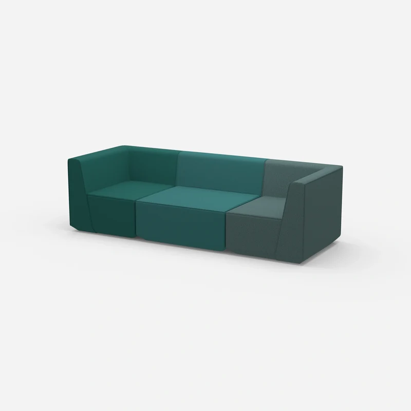 Sofa Dreisitzer grün