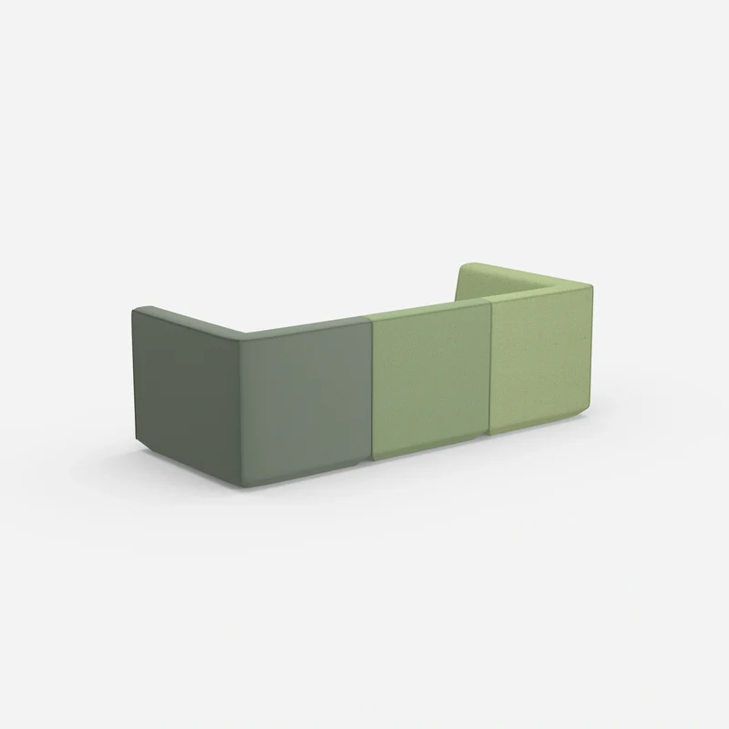 3er Sofa grün