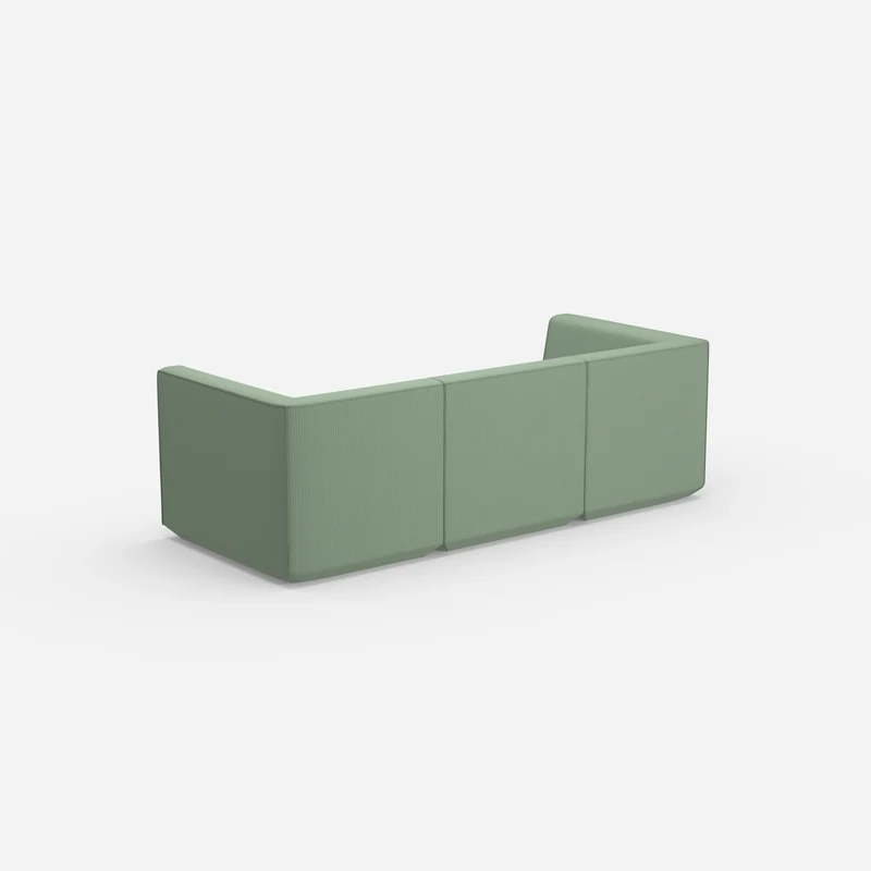 3er Sofa grün