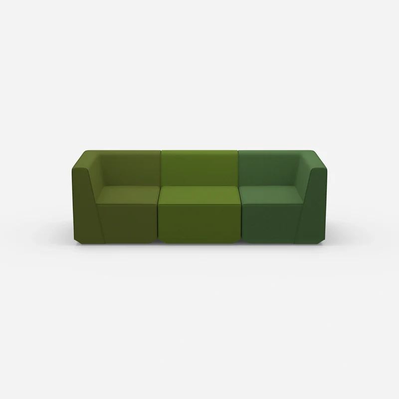 3er Sofa grün