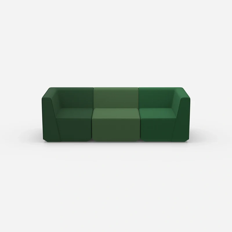 3er Sofa grün