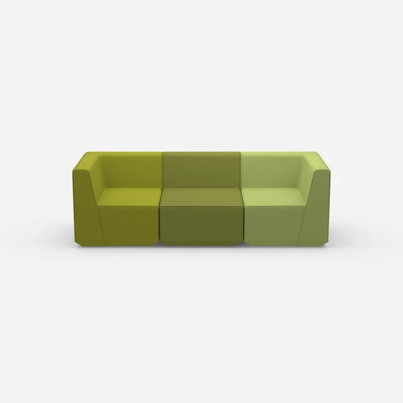 3er Sofa grün