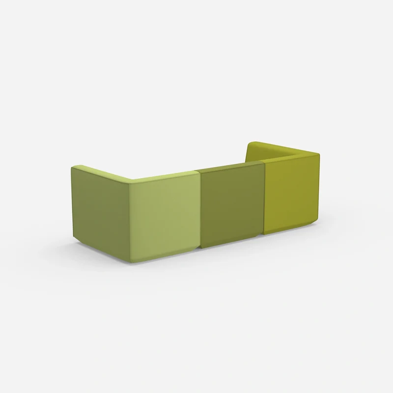 3er Sofa grün